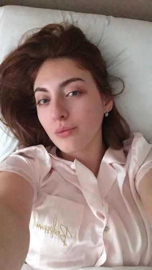 ready to receive a load on her face