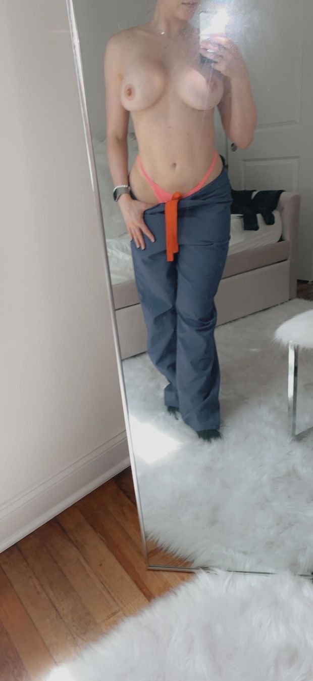 Nurse nude selfie