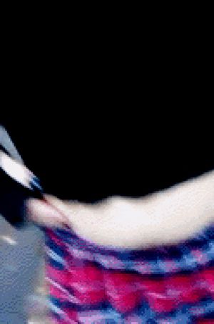 Plaid skirt & Flashing pussy.