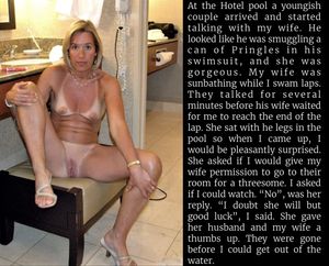 She was out all night.