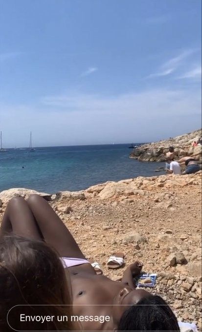 ebony at the beach