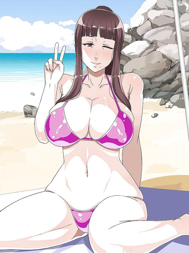 sexy anime milf inn bikini
