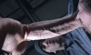 Incredible view of Danny D's huge monster uncut cock