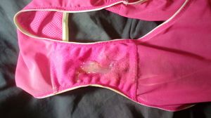 he left my sissy dirty cunt dripping cum on my pink panties