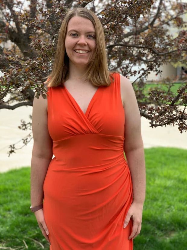 cover this slut's dress in cum