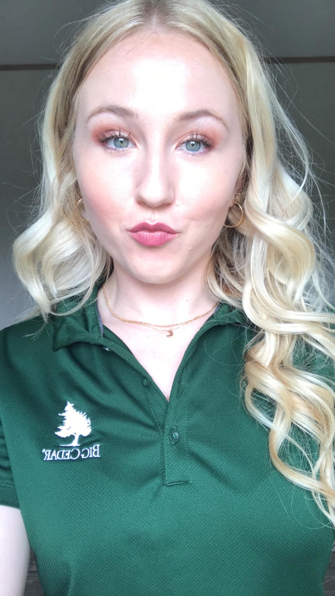 selfie at work