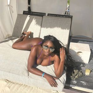 Ellie Mae on sun bed