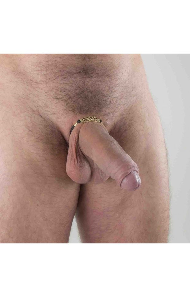 Rosetta - Egyptian Penis Jewelry Band in Gold