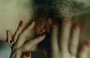 Spreading and licking pussy