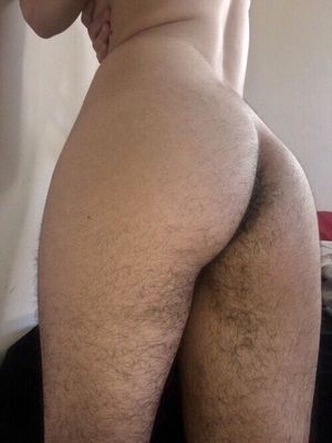 Hairy ass + crack