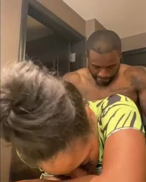 Leyalee having sex in the bathroom