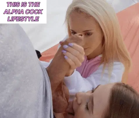 Duncan Saint's big uncut dick enjoying the alpha cock lifestyle