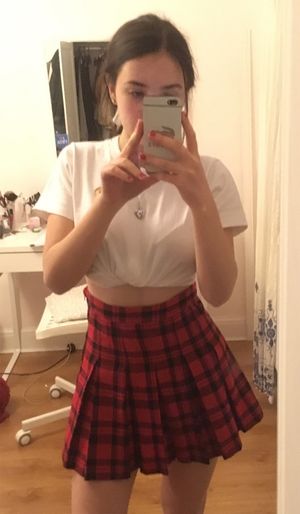 Plaid skirt