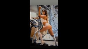 Teasing me with a slideshow at Gym.