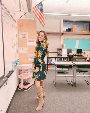 cute teacher boots
