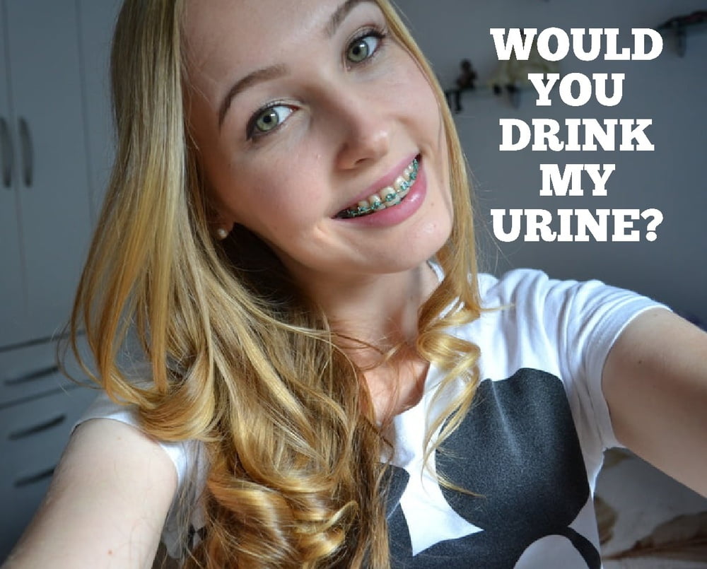 I really have to go and you will have to drink all of it or be punished if any spills!