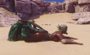 Big Ass Slut fucked by tentacle #1