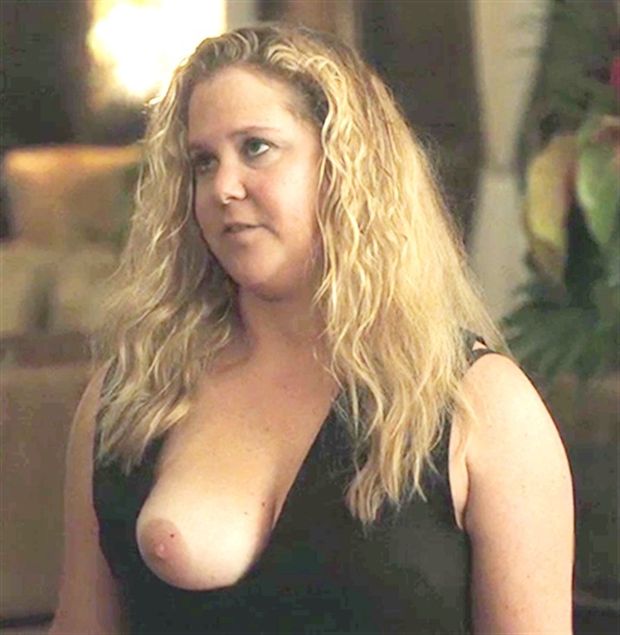 Your boob is out.