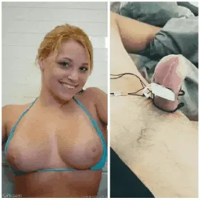 Blonde teen estim cum tribute