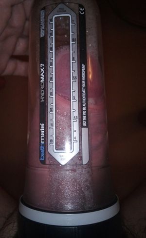 Me with the bathmate! I want to get my cock bigger! What you think??