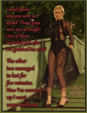 She knows how to make guys explode