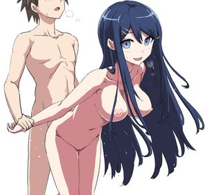 naegi makoto and maizono sayaka (danganronpa and 1 more) drawn by puriketsu03