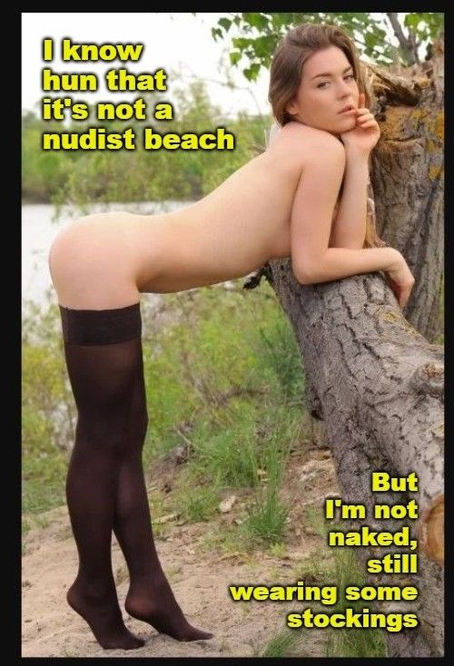 She is not naked...