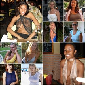 no bra hotwife teasing