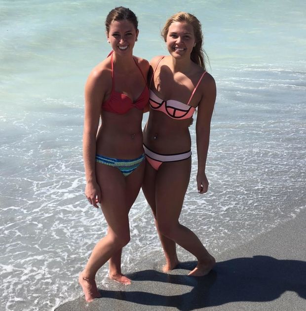 friends at the beach