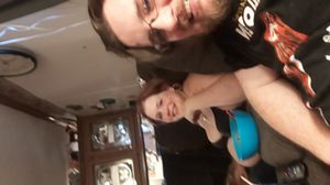 Watching TV waiting for her fuck buddy to show up