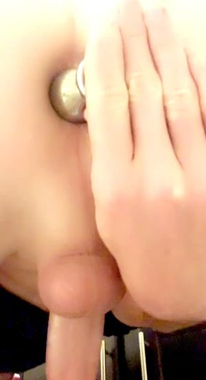 Some beautiful Anal jewelry to attract more huge cock