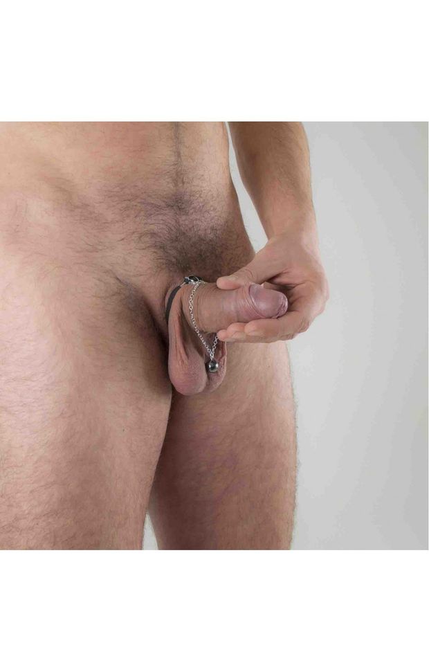 The Sacred Scarab - Sterling Silver Plate Penis Chain Penis Jewelry