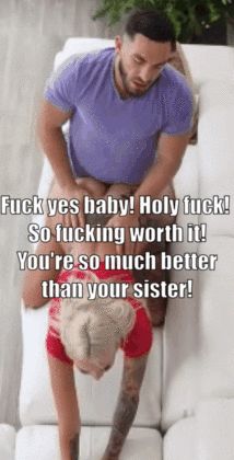 Girlfriend's View From The Top of Stairs When Catching Her Jock Boyfriend Fucking Her Hotter, Older Sister!