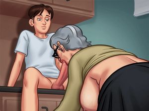 Slutty Mature Teacher still knows how to suck a big dick