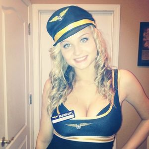 Sexy flight attendant. Mile High? I'm in.