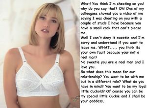 Ella's boyfriend wants to be her cuckold