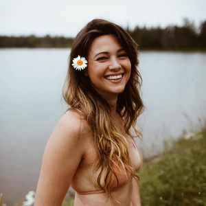 beautiful milf by the lake