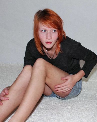 adorable redhead teen