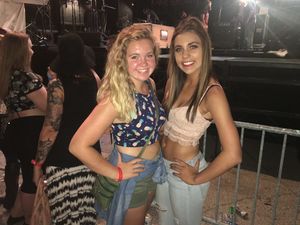 teen friends at a concert