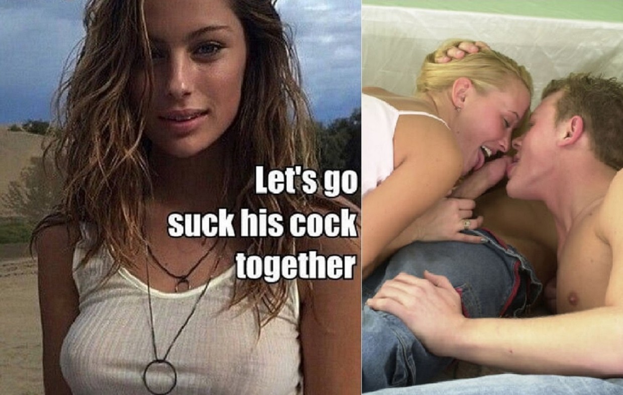 suck together