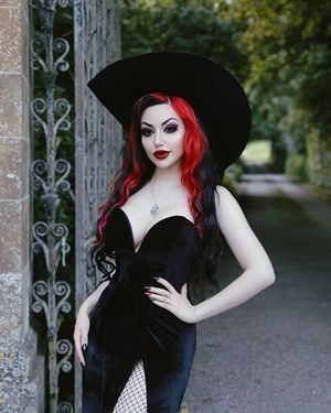 If she weighs the same as a duck... (model: Dani Divine)