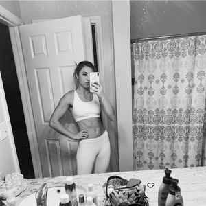 Fit amateur girlfriend after workout