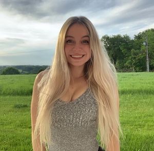 cute teen outside