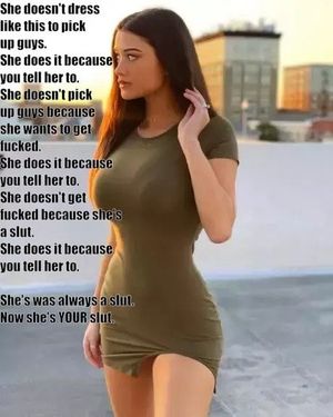 Be an alpha. Tell her who to fuck.