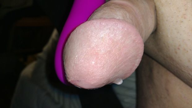 Oozing precum feels so good