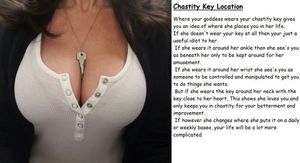 chastity key location