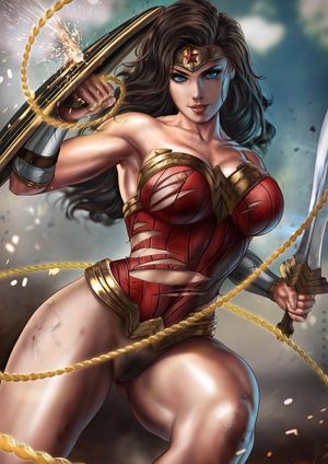 Warrior Wonder Woman bottomless