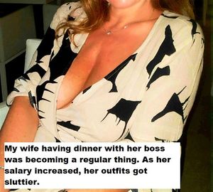 Dinner with her boss, yet again