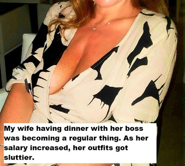 Dinner with her boss, yet again