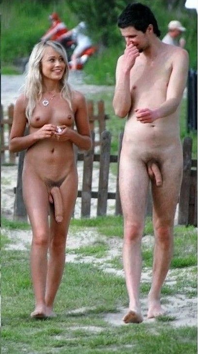 Nudist beach stroll